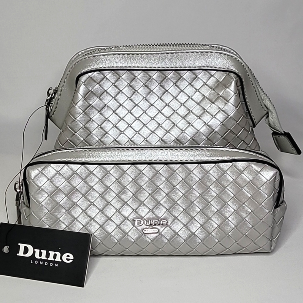 💰NWT! DUNE LONDON ▪︎ 2-PIECE COSMETIC BAG SET